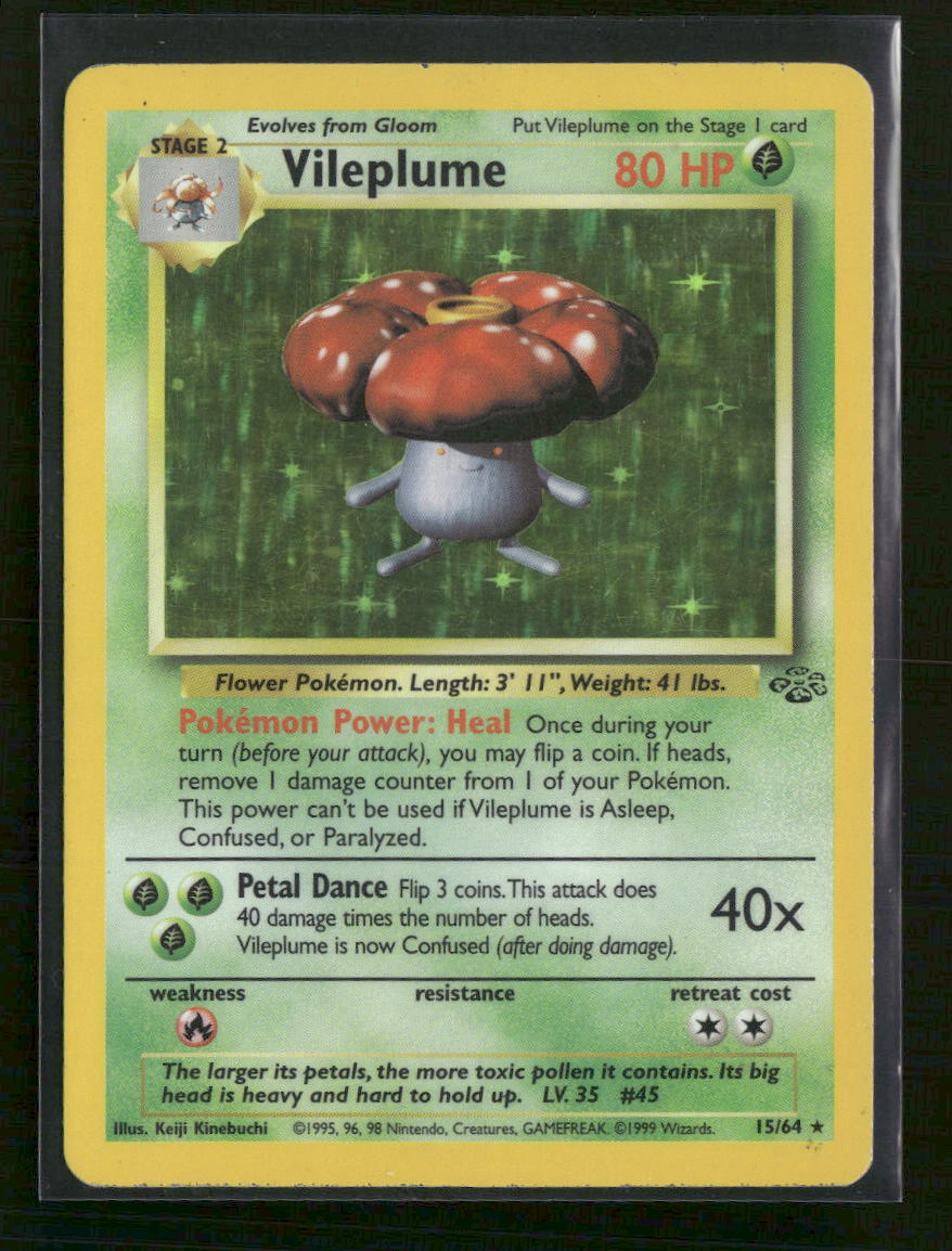 Jungle Vileplume (15) Unlimited #15/64