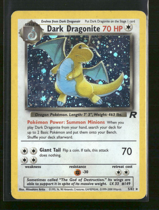 Team Rocket Dark Dragonite (5) Unlimited #05/82