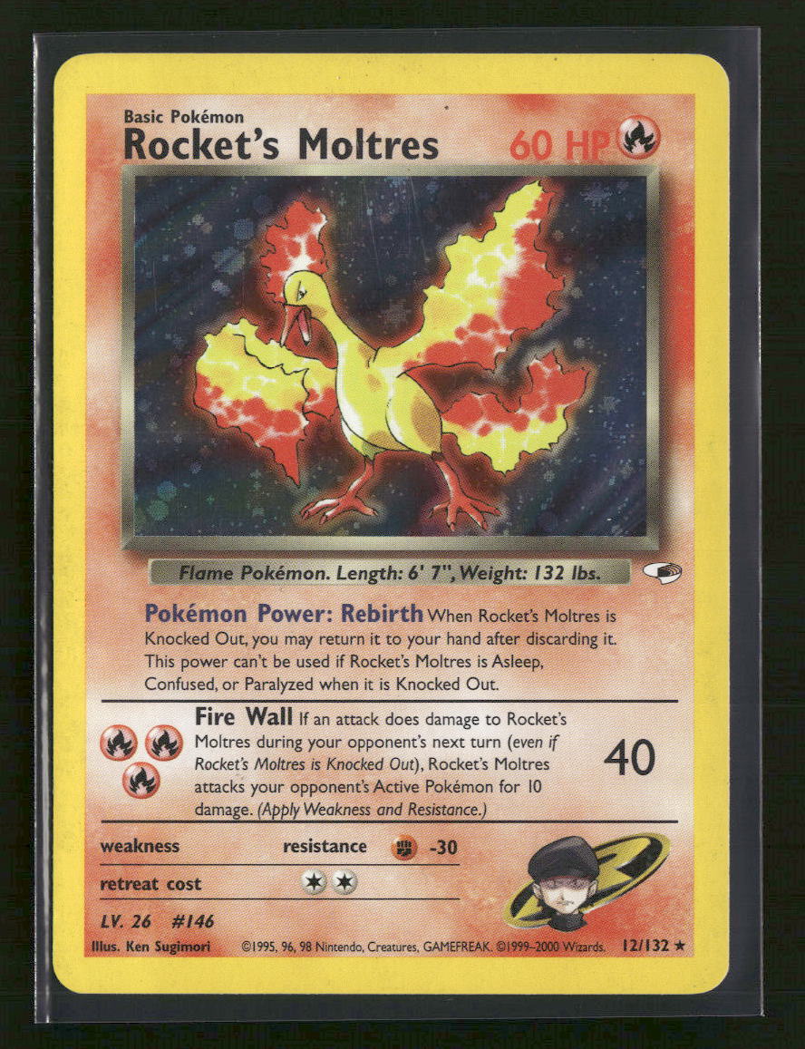 Gym Heroes Rocket's Moltres Unlimited #012/132