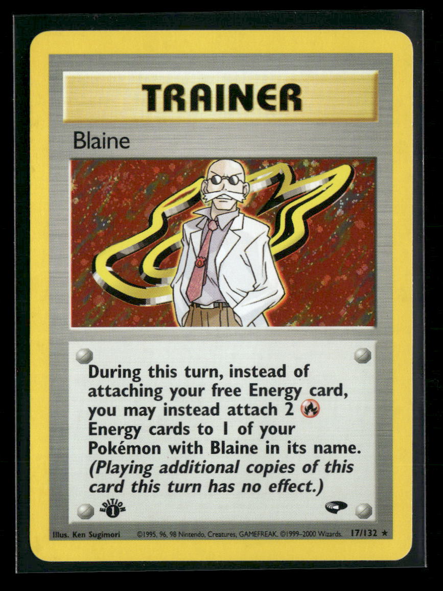 Gym Challenge Blaine (17) 1st Edition #017/132