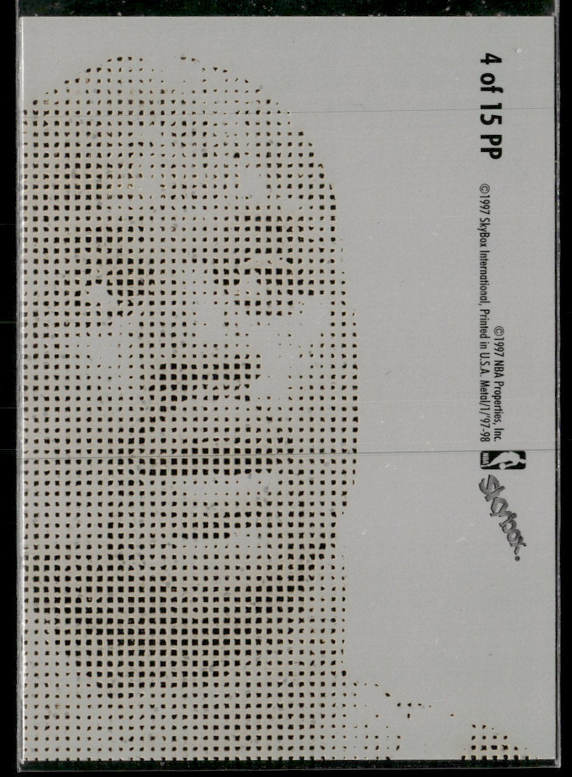 1997-98 Metal Universe Platinum Portraits Shaquille O'Neal #4 PP