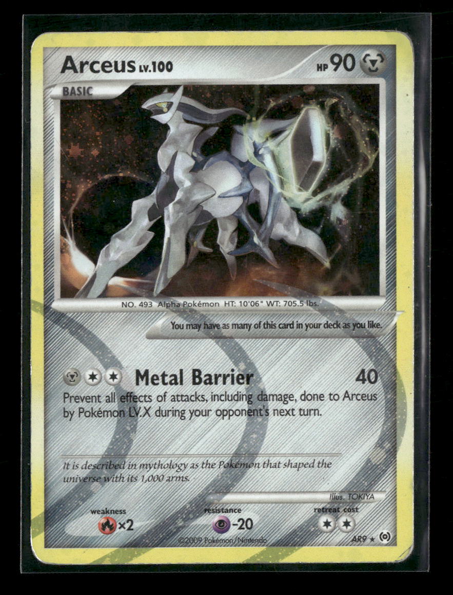 Arceus Arceus (AR9) #AR9 *Damaged*