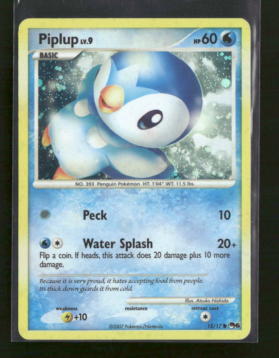 POP Series 6 Piplup Holo #015/017