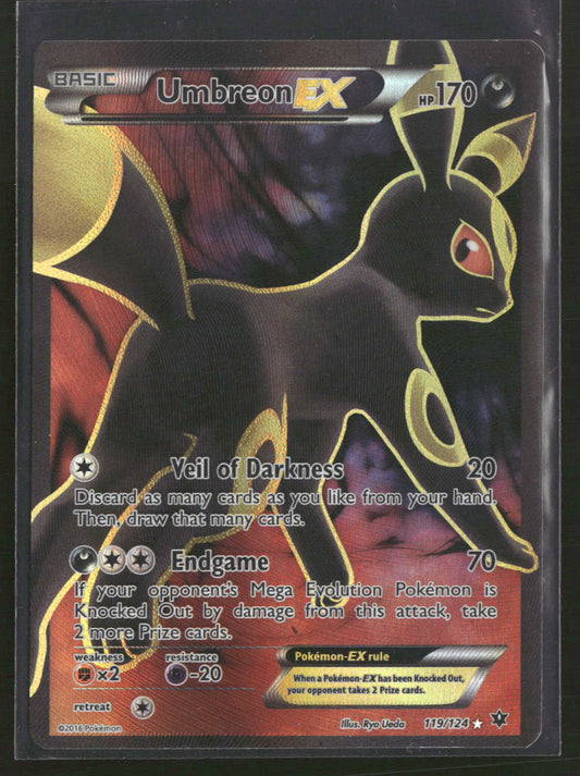 XY - Fates Collide Umbreon EX (Full Art) #119/124