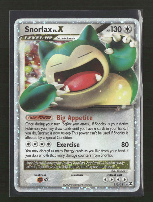 Rising Rivals Snorlax Lv.X #111/111