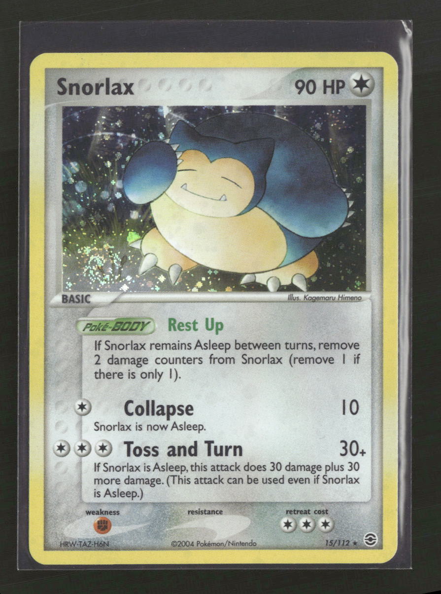 FireRed & LeafGreen Snorlax #15/112