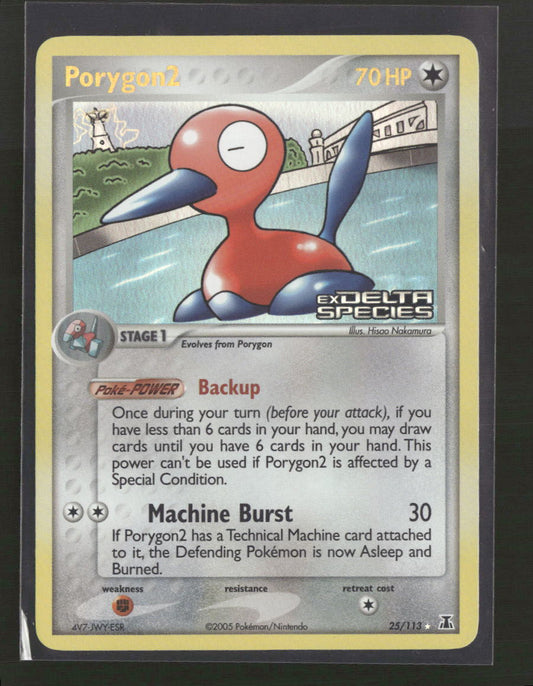 Delta Species Porygon2 Reverse Holo #25/113