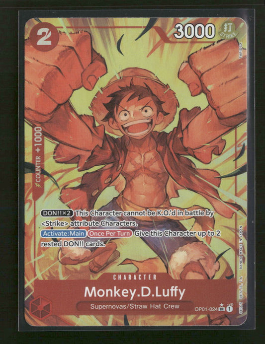 Premium Booster -The Best- Monkey.D.Luffy (OP01-024) (Alternate Art) #OP01-024