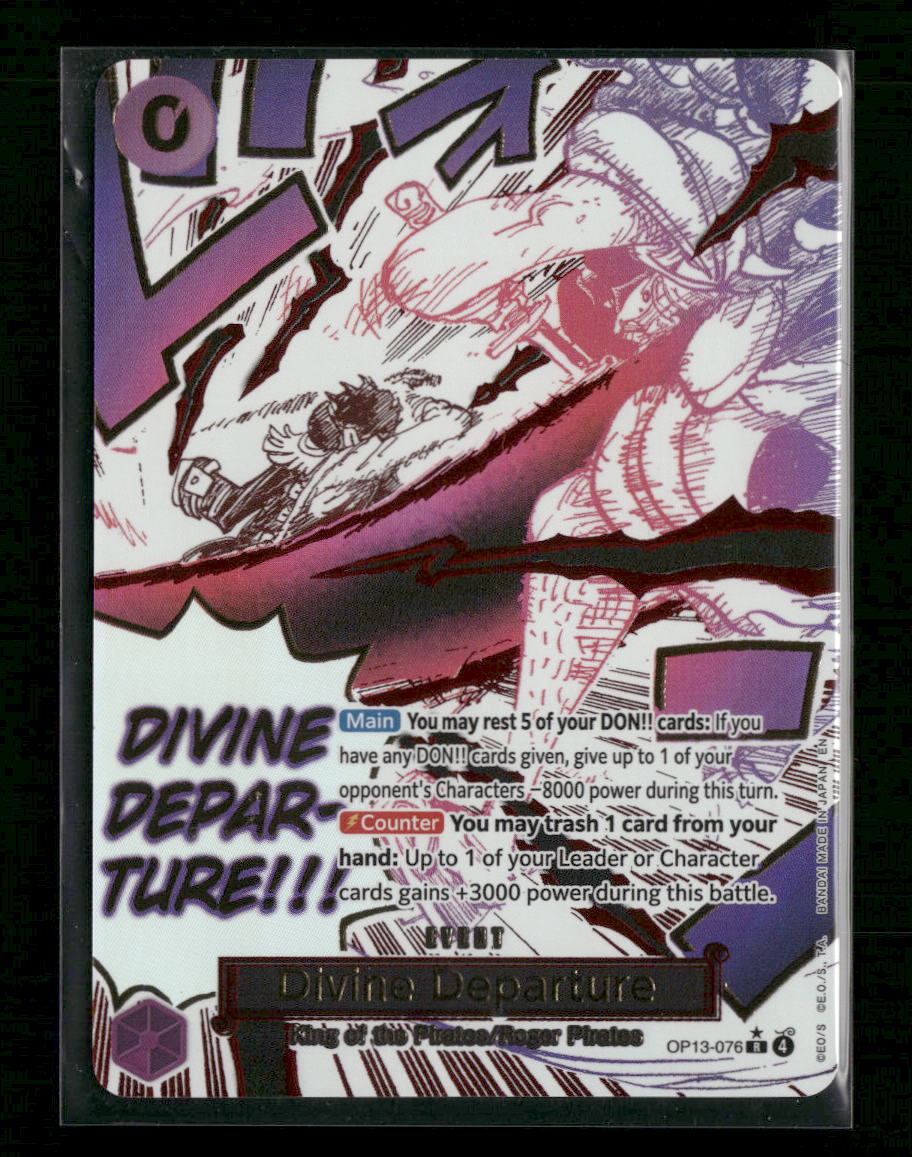Carrying On His Will Divine Departure (Alternate Art) #OP13-076