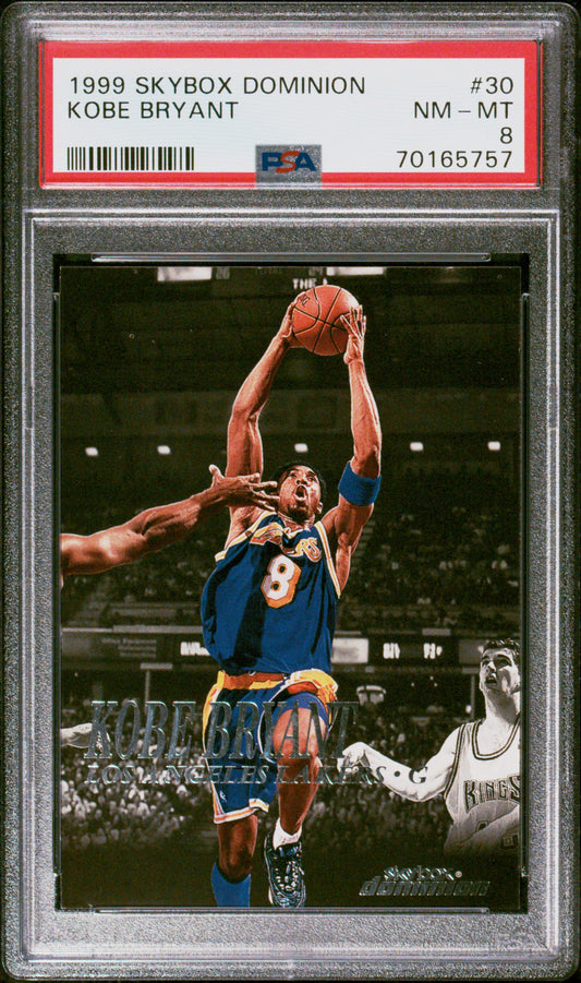 1999 Skybox Dominion Kobe Bryant 8 PSA #30