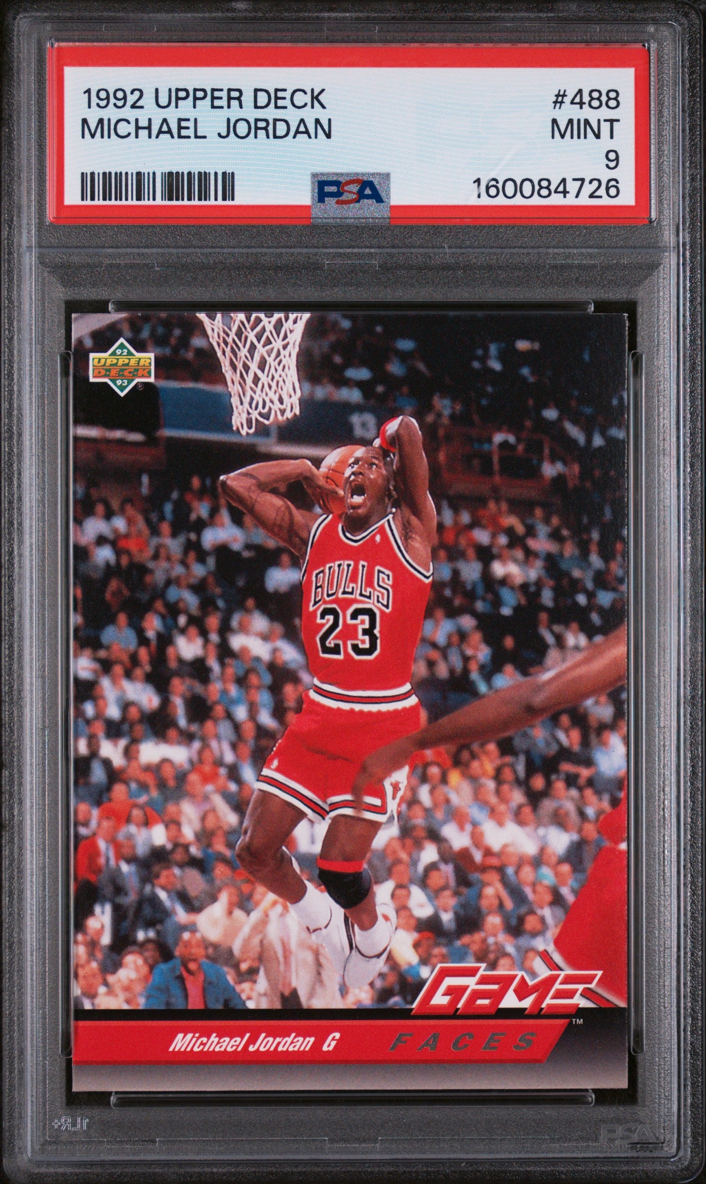 1992 Upper Deck Michael Jordan 9 PSA #488
