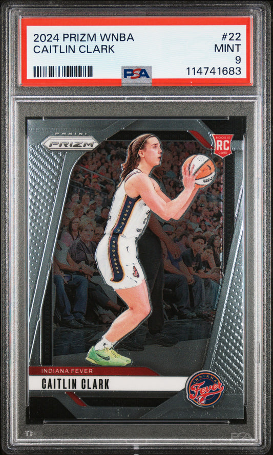 2024 Panini Prizm Wnba Caitlin Clark 9 PSA #22
