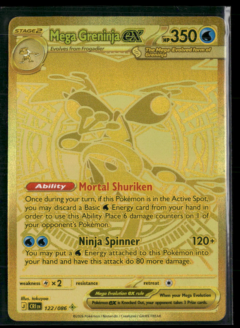 ME04: Chaos Rising Mega Greninja ex #122/086