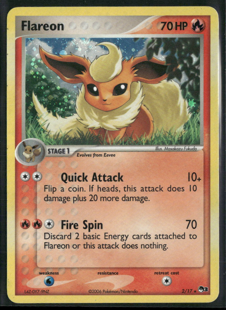 POP Series 3 Flareon #002/017 Damaged