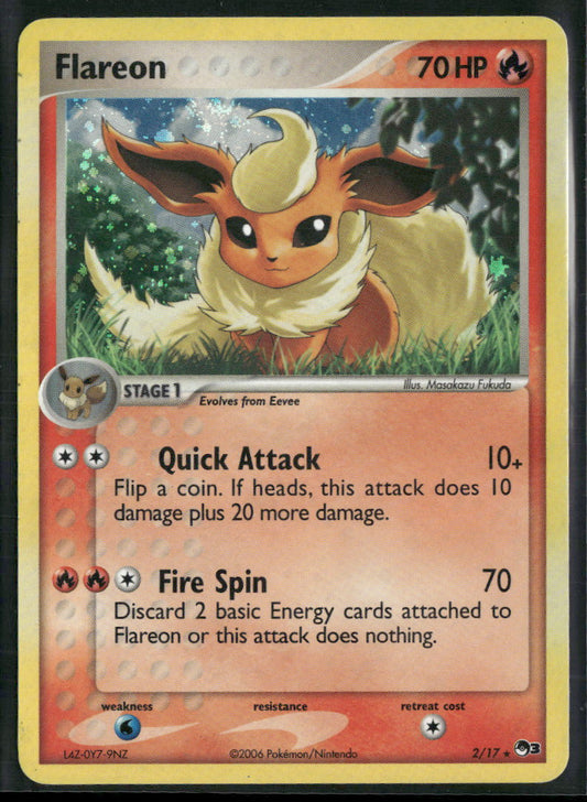 POP Series 3 Flareon #002/017 Damaged