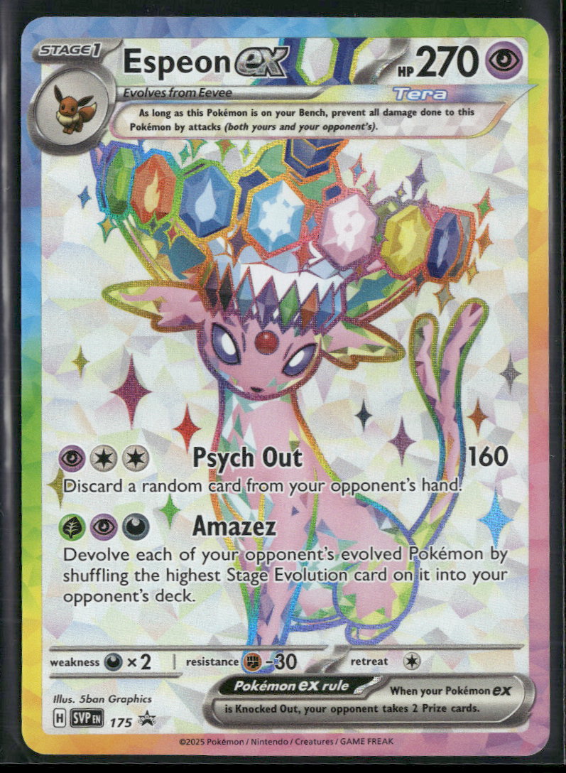 SV: Scarlet & Violet Promo Cards Espeon ex #SVP 175