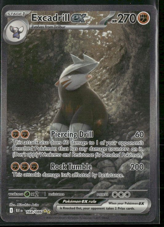 SV: Black Bolt Excadrill ex #168/086