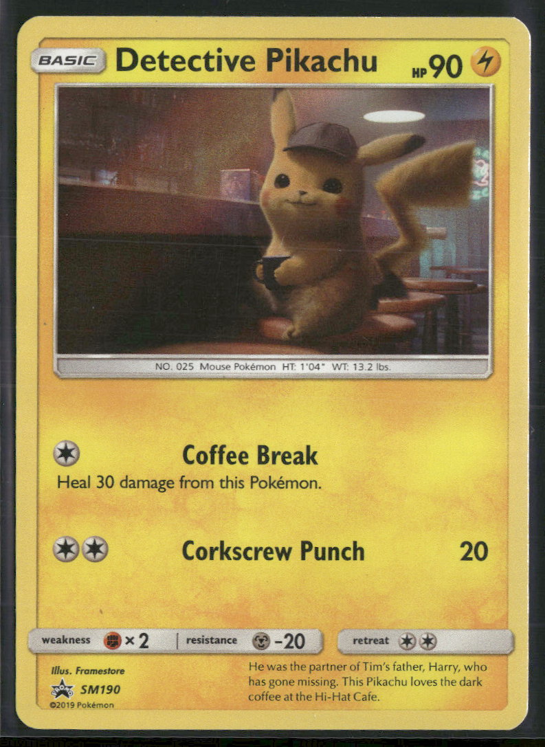 SM Promos Detective Pikachu #SM190