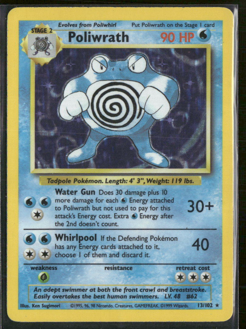 Base Set Poliwrath #013/102