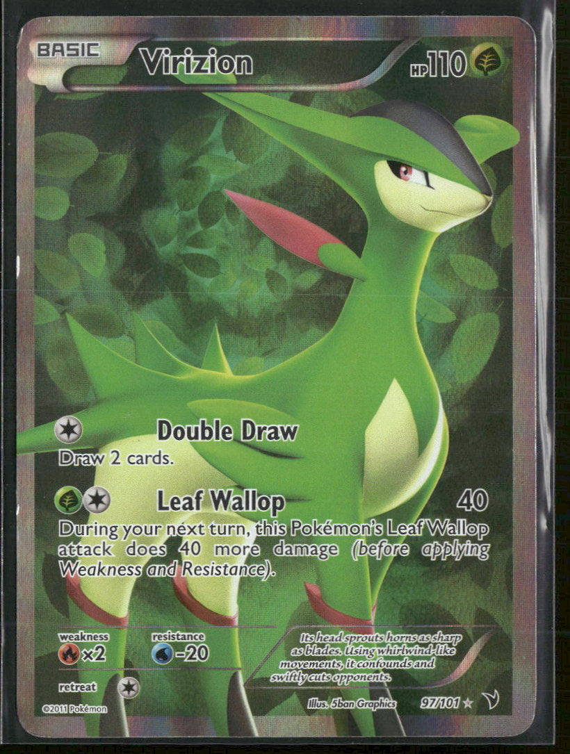 Noble Victories Virizion (Full Art) #97/101 Damaged