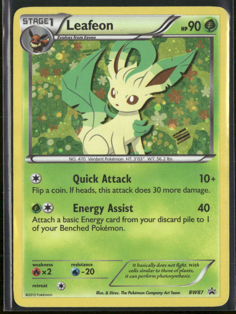 Black and White Promos Leafeon #BW87