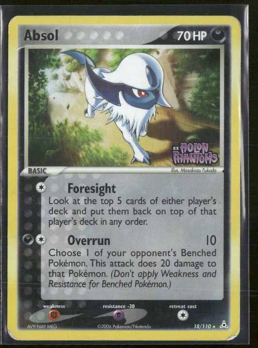 EX Holon Phantoms Absol #18/110 Damaged