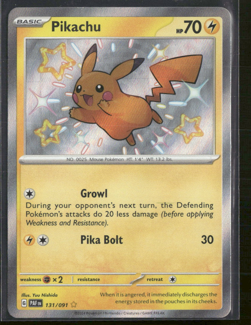 SV: Paldean Fates Pikachu #131/091