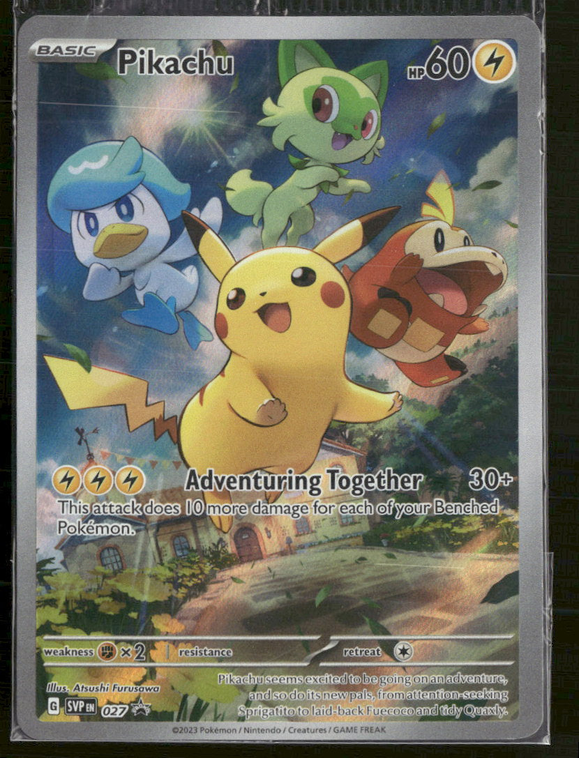 SV: Scarlet & Violet Promo Cards Pikachu #027