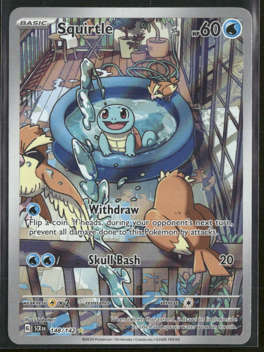 SV07: Stellar Crown Squirtle #148/142