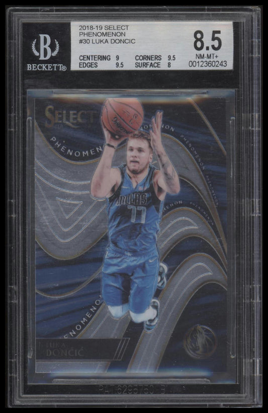 2018-19 Select Phenomenon Luka Doncic 8.5 BGS #30