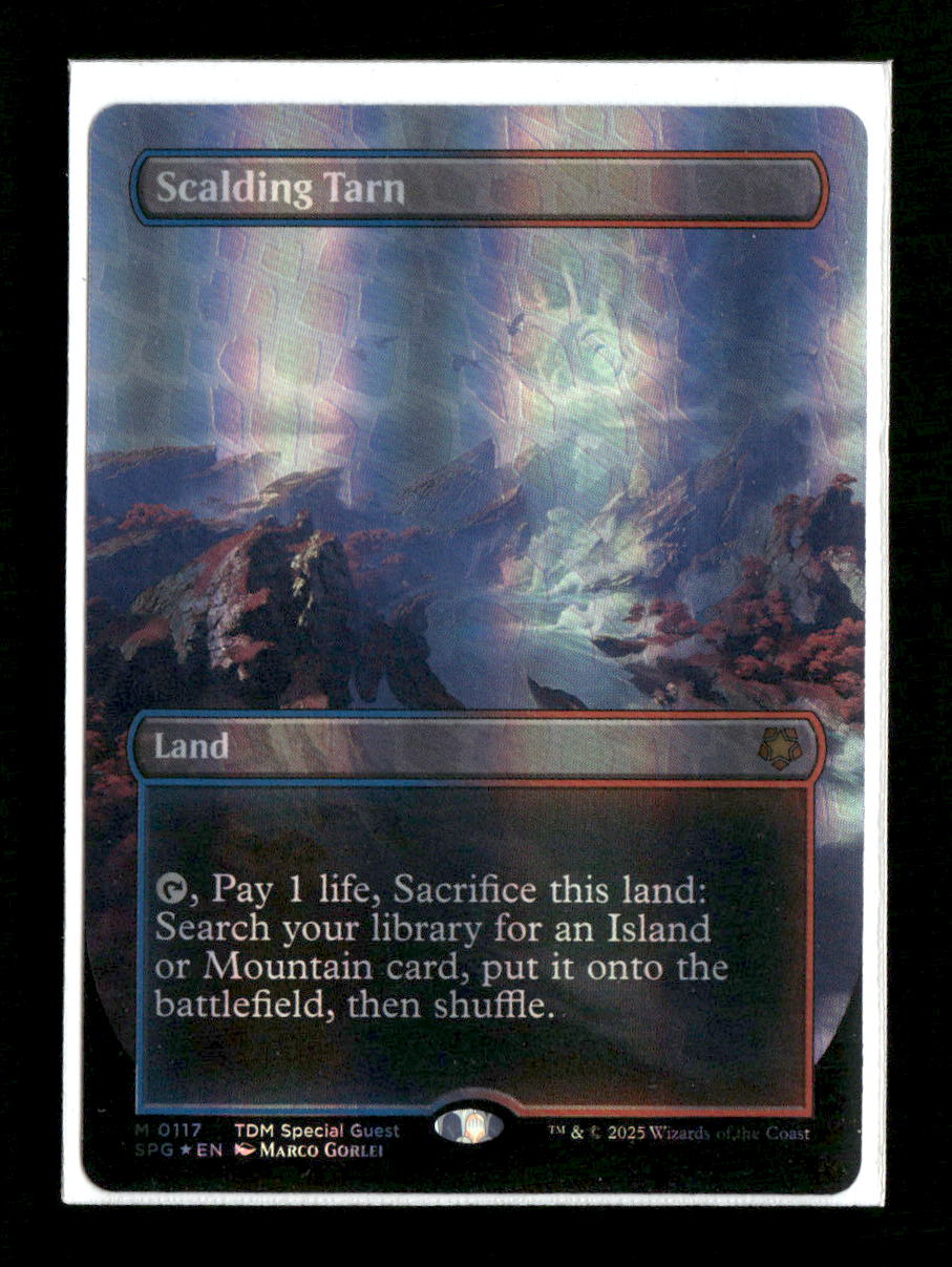 Special Guests Scalding Tarn (Borderless) (Dragonscale Foil) #117