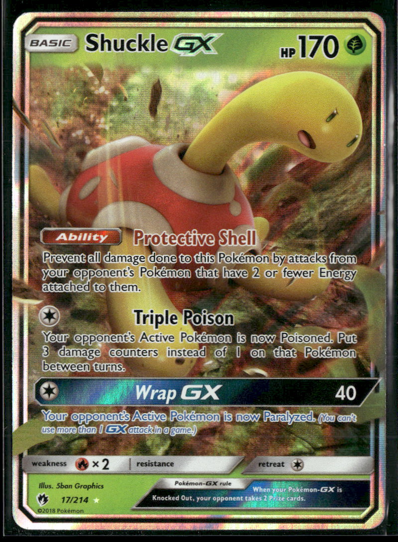 SM - Lost Thunder Shuckle GX #17/214