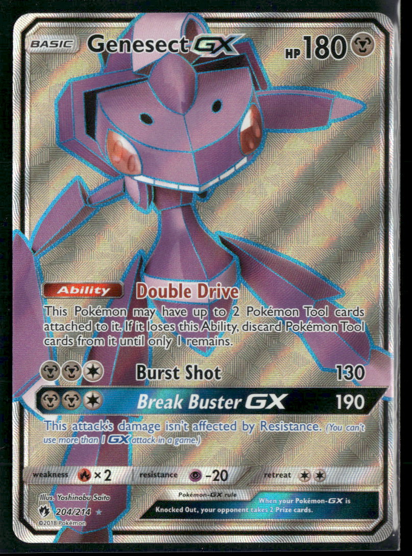 SM - Lost Thunder Genesect GX (Full Art) #204/214