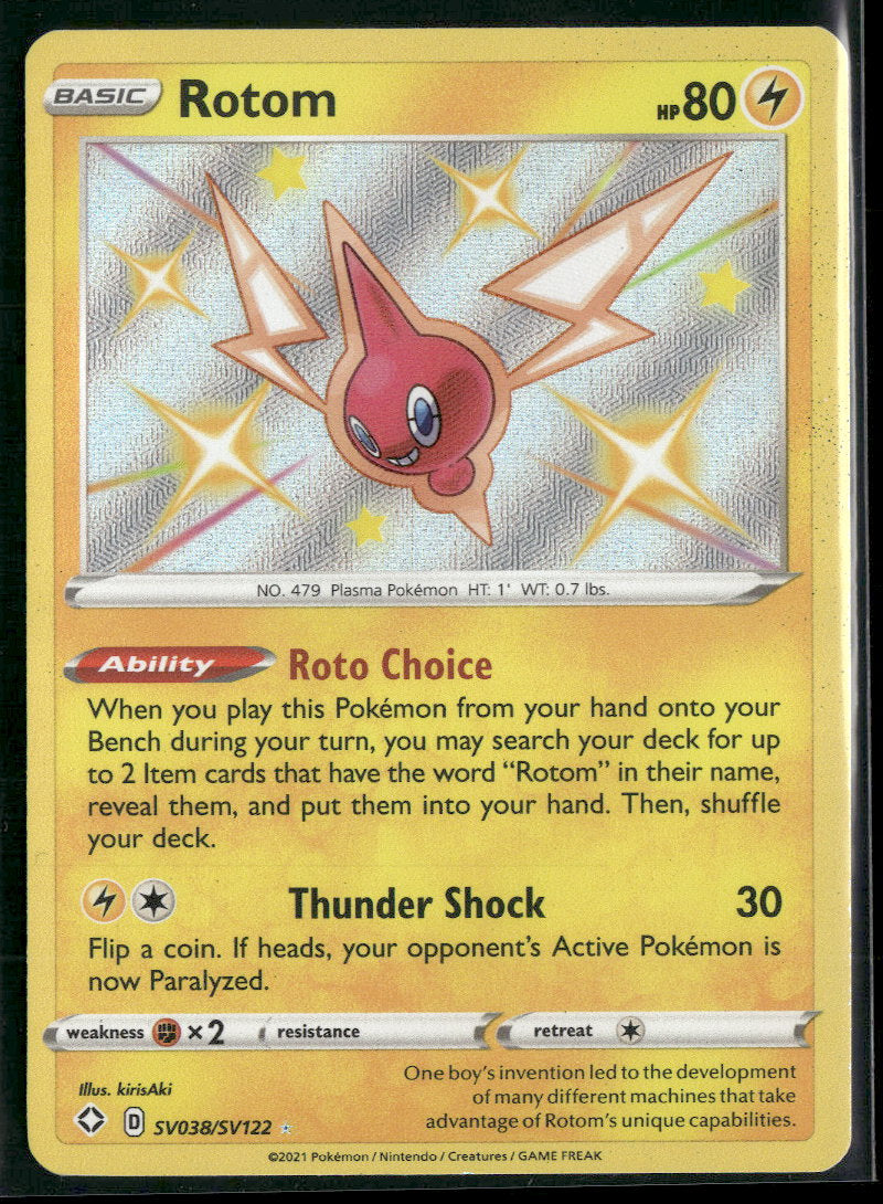 Shining Fates: Shiny Vault Rotom #SV038/SV122