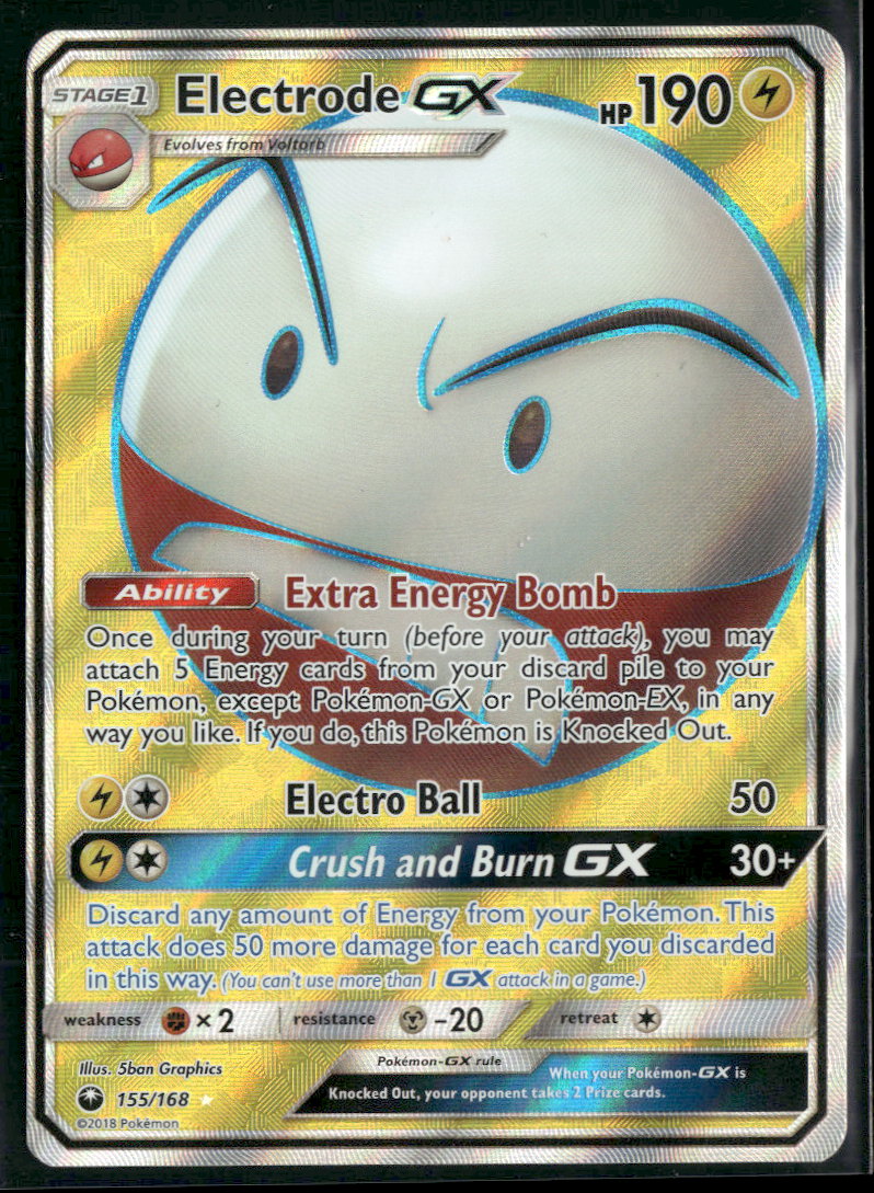 SM - Celestial Storm Electrode GX (Full Art) #155/168