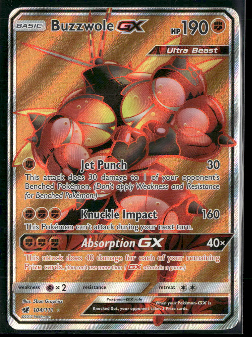 SM - Crimson Invasion Buzzwole GX (Full Art) #104/111