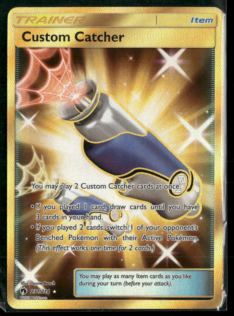 SM - Lost Thunder Custom Catcher (Secret) #231/214