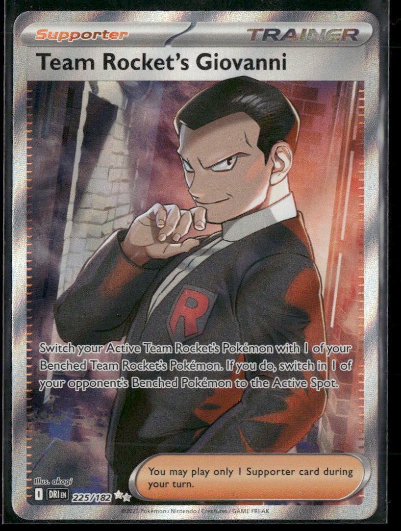 SV10: Destined Rivals Team Rocket's Giovanni #225/182