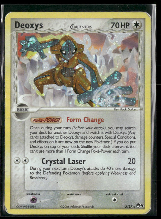 POP Series 4 Deoxys (Delta Species) #002/017 Damaged