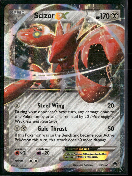 XY - BREAKpoint Scizor EX #76/122