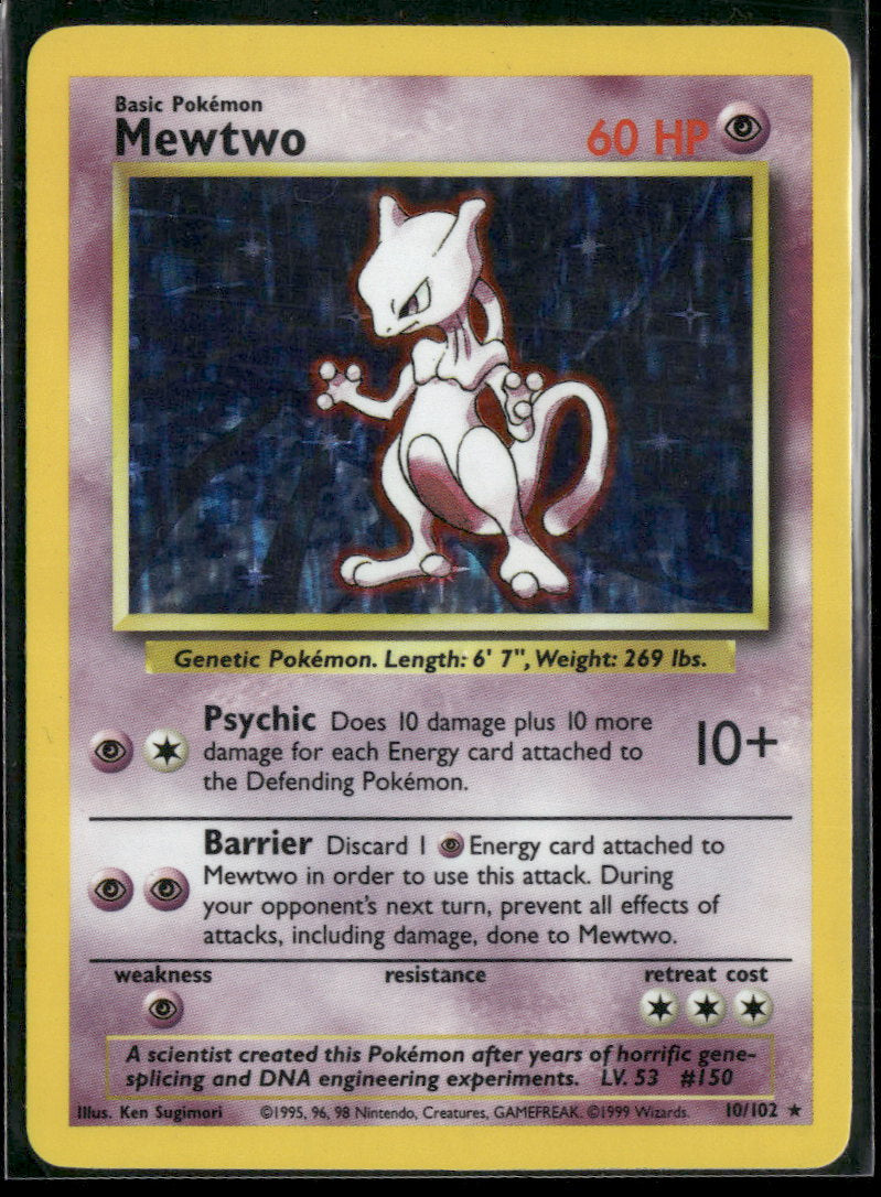 Base Set Mewtwo #010/102