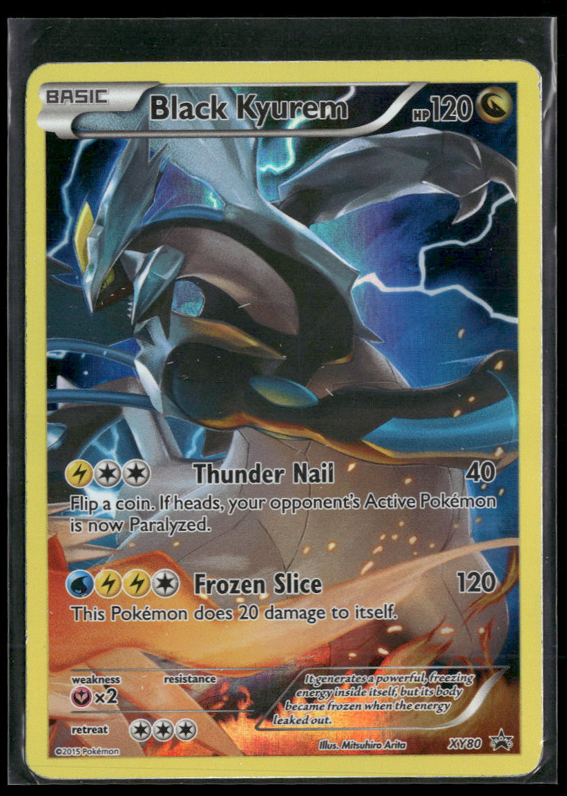 XY Promos Black Kyurem #XY80 Damaged