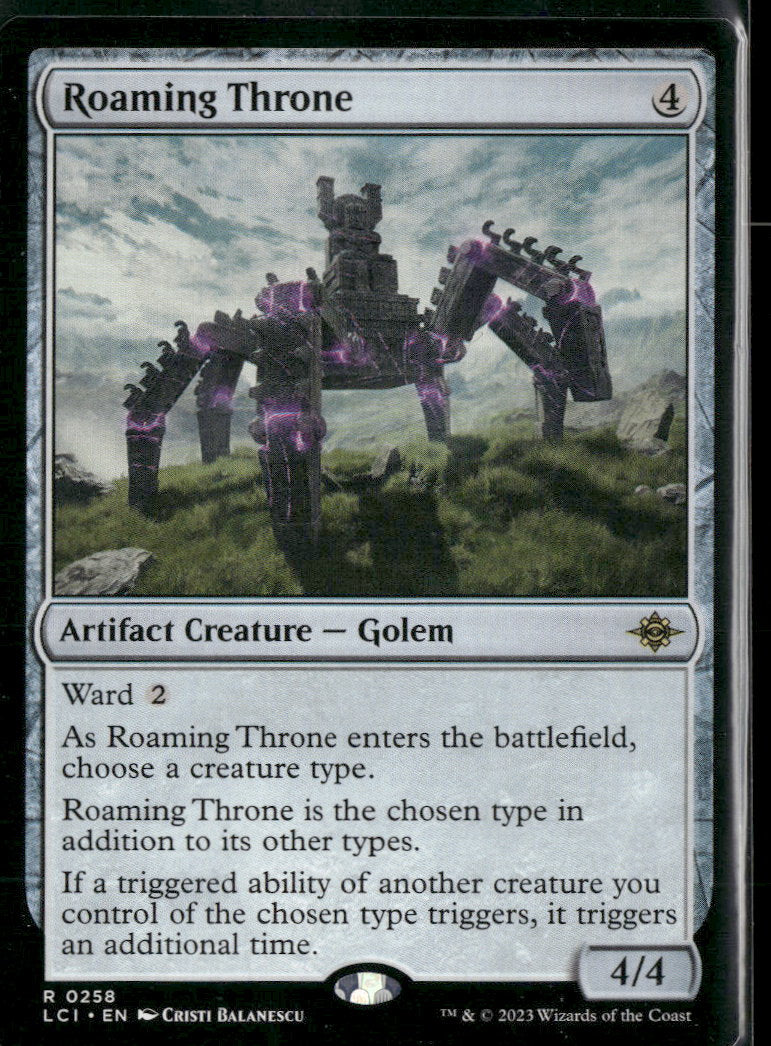 The Lost Caverns of Ixalan Roaming Throne #258