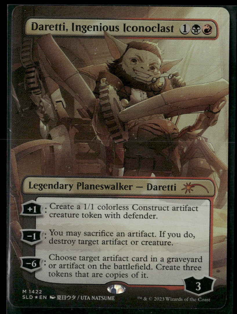 Secret Lair Drop Series Daretti, Ingenious Iconoclast (Rainbow Foil) #1422