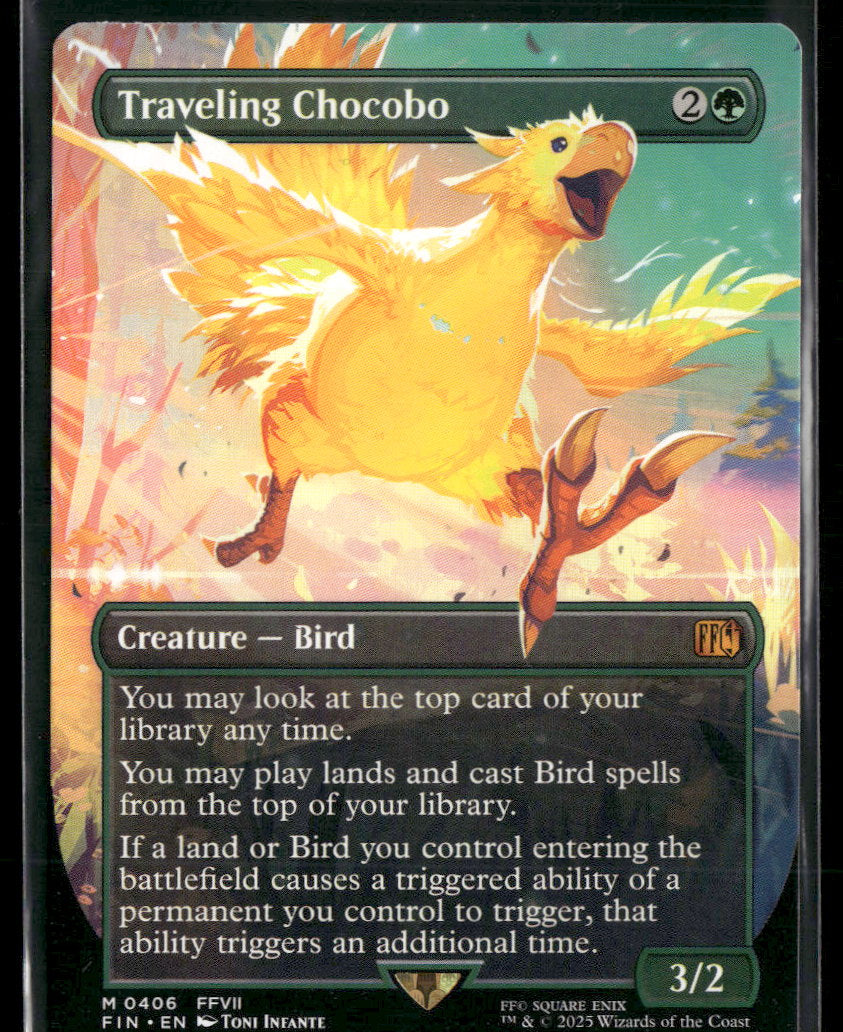 FINAL FANTASY Traveling Chocobo (Borderless) #406