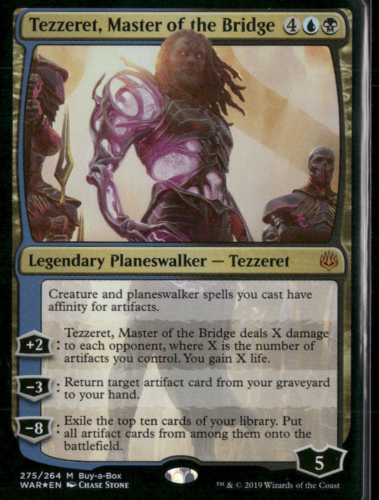 Buy-A-Box Promos Tezzeret, Master of the Bridge #275