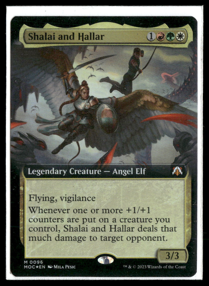 Commander: March of the Machine Shalai and Hallar (Extended Art) #96