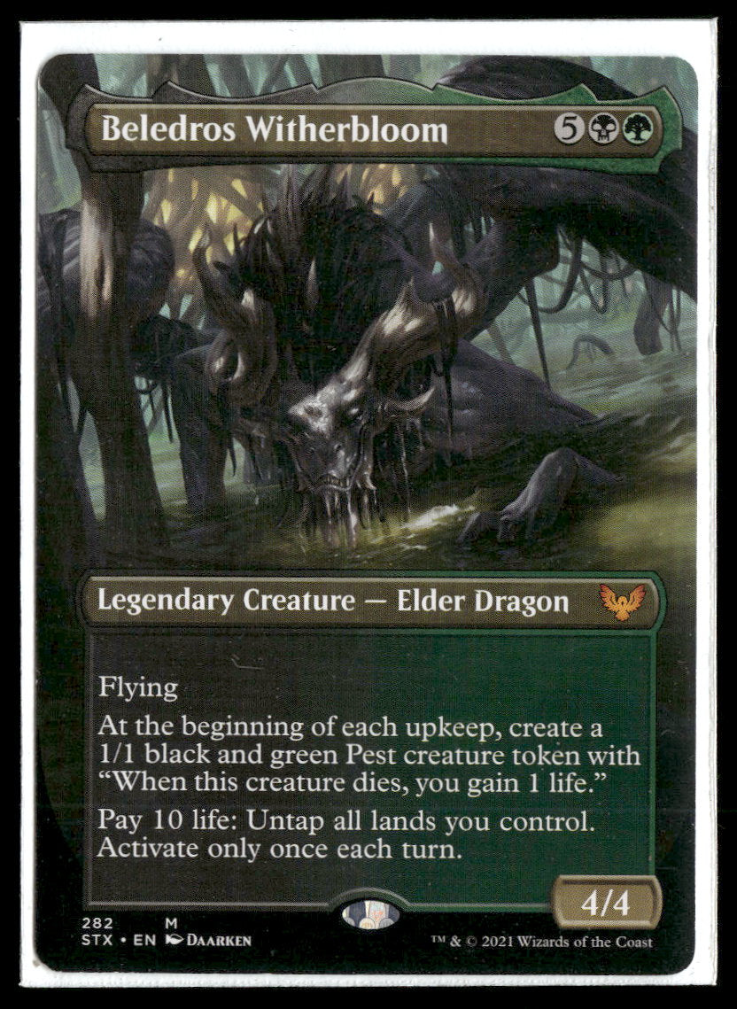 Strixhaven: School of Mages Beledros Witherbloom (Borderless) #282