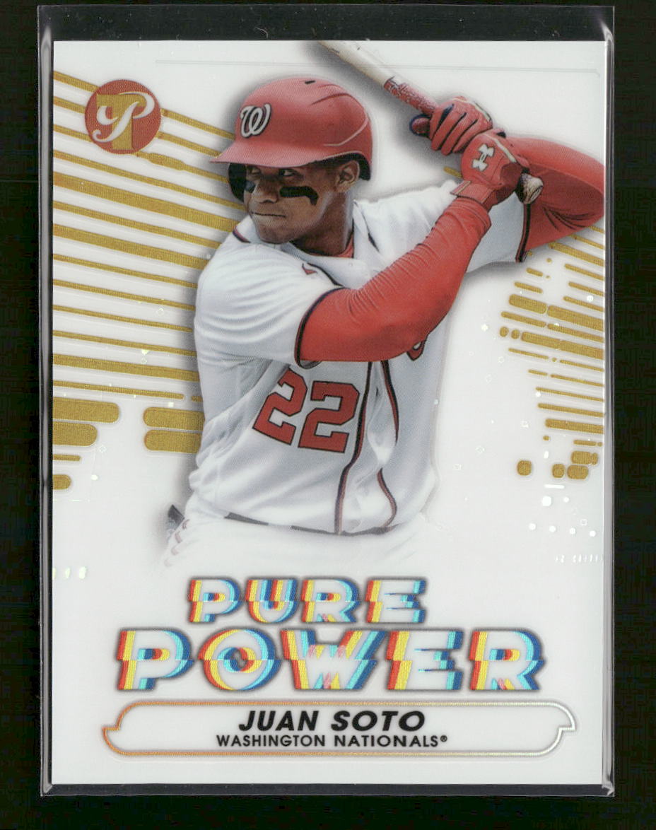 2022 Topps Pristine Pure Power Gold Refractor Juan Soto #/50 #PP-6