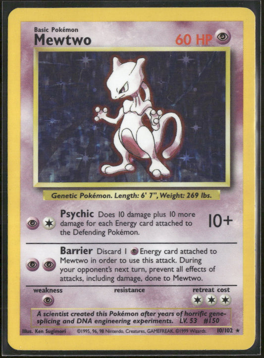 Base Set Mewtwo #010/102